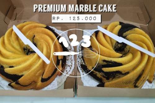 Premium Marble Cake