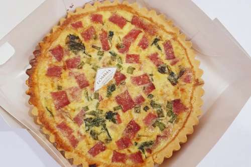 Smoked Beef, Cheese and Spinach Quiche