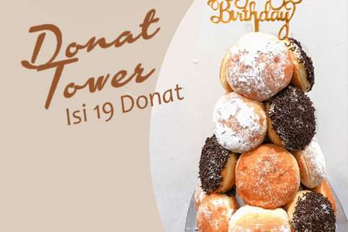 Donut Tower Birthday Anniversary