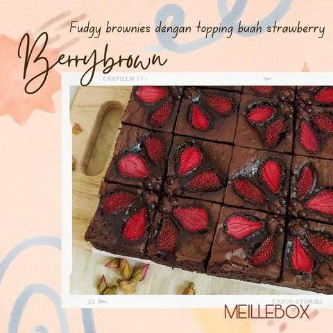 Berrybrown Fudgy Brownies