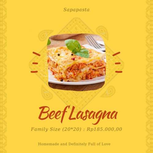 Beef Lasagna