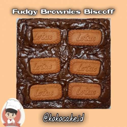Brownies Biscoff Fudgy