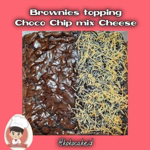Brownies Topping Choco Chip Mix Cheese