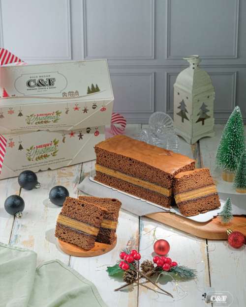Lapis C&F rasa Coklat Christmas Edition