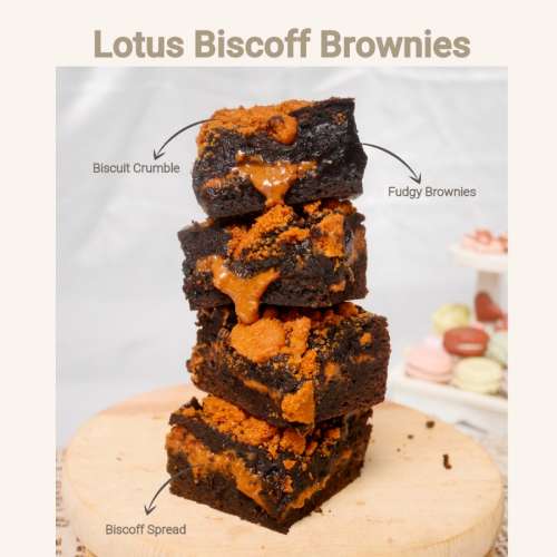 Lotus Biscoff Brownies