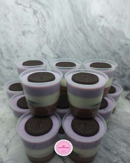 Pudding Cup Taro Oreo