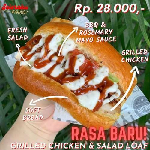 Grilled Chicken & Salad Loaf