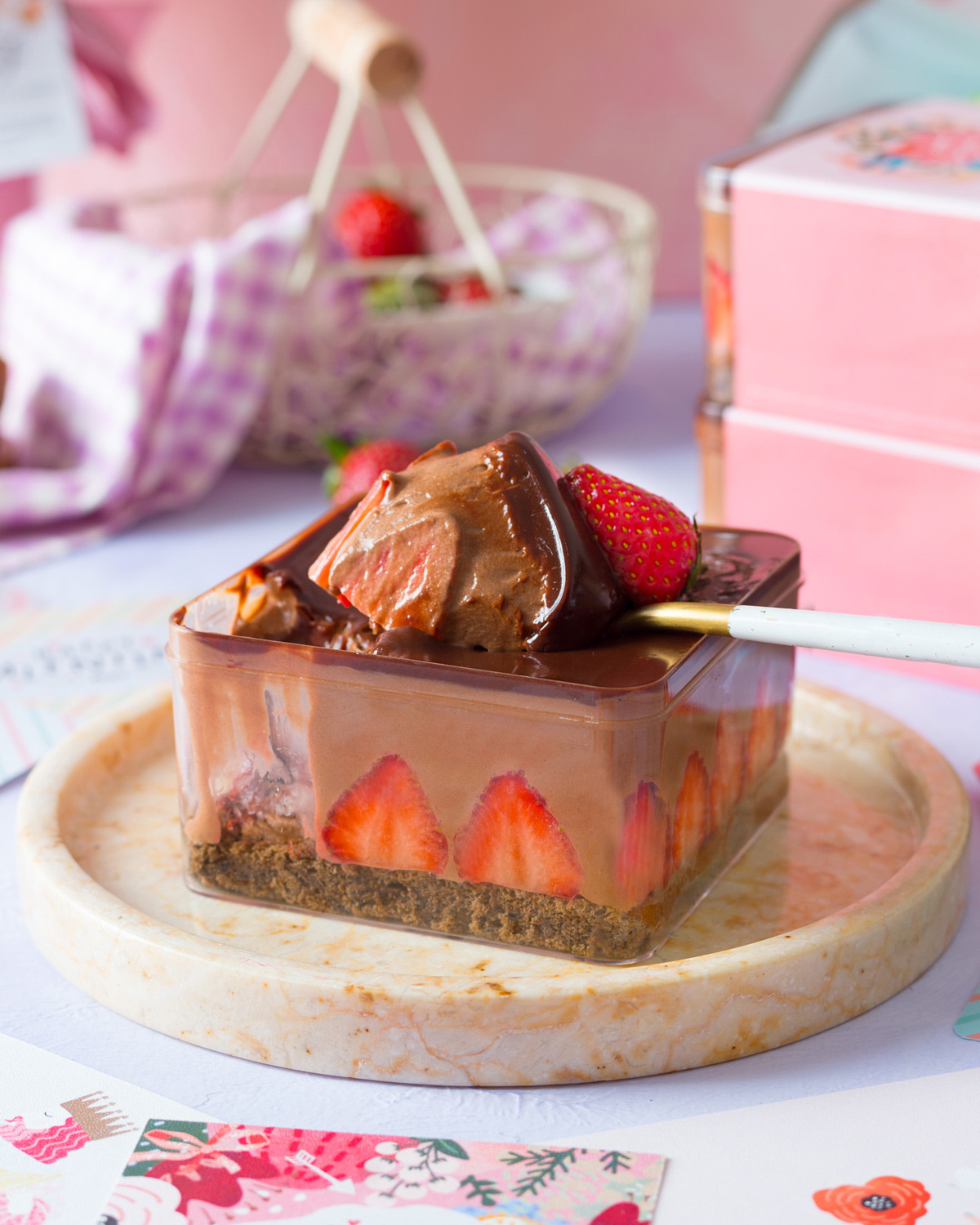 Choco-Berry Romance cake