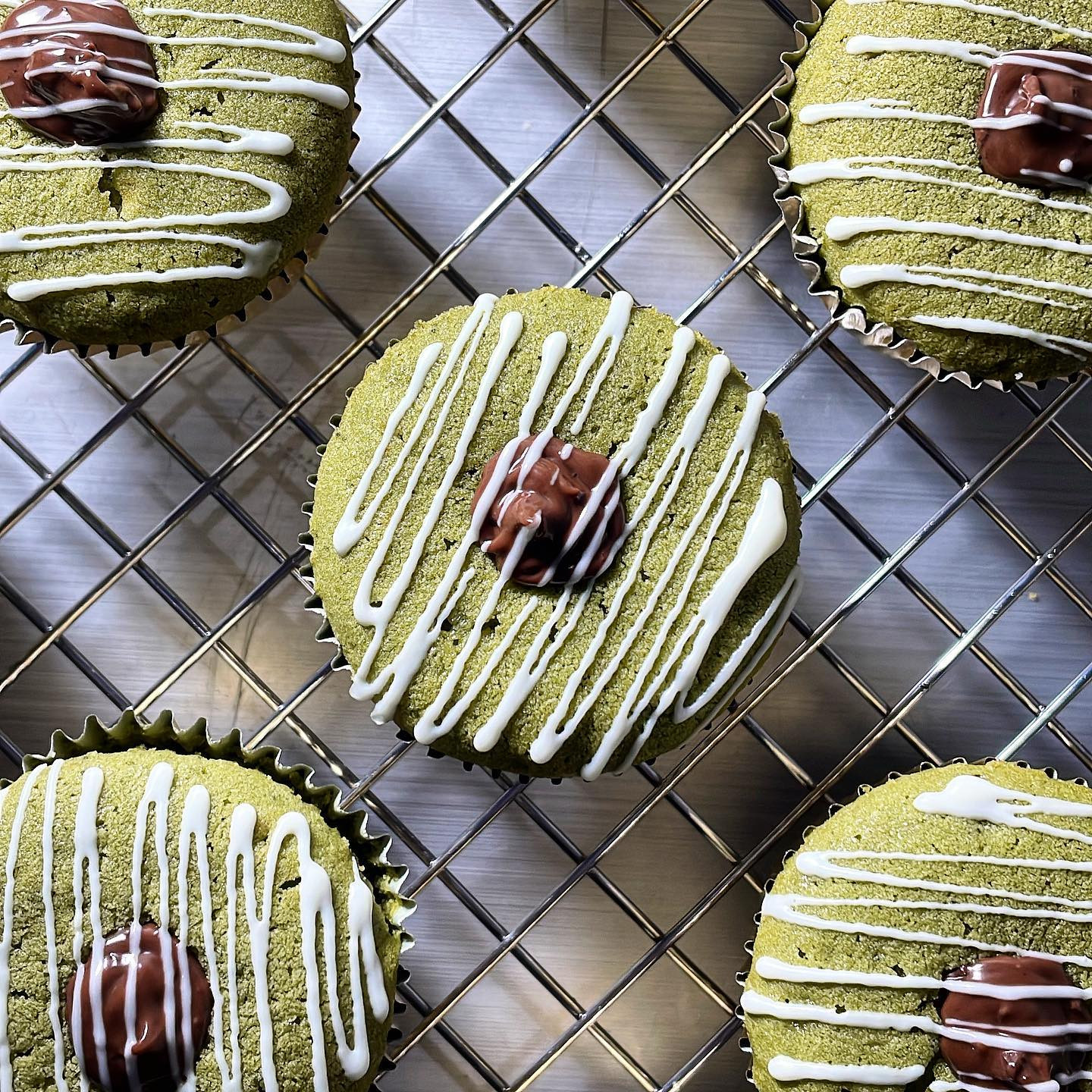 Matcha Ovomaltine Cupcakes