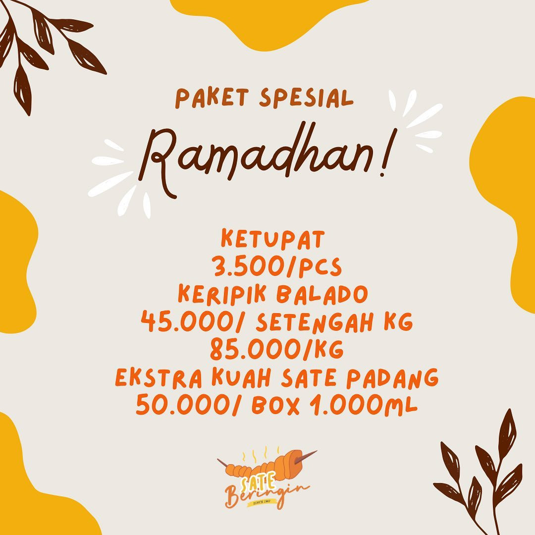 Paket Sate Spesial Ramadan