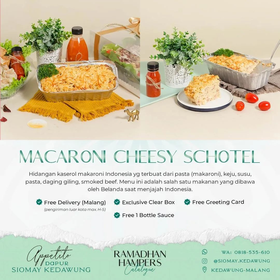 Macaroni Cheesy Schotel Hampers