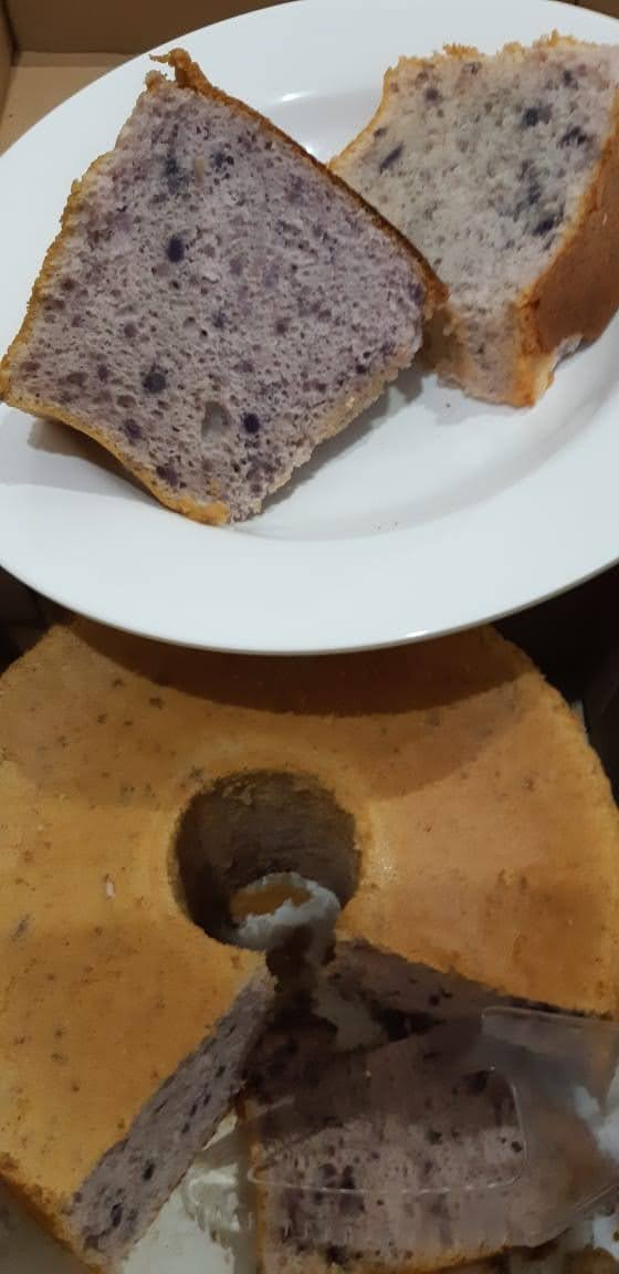 Telo Ungu Chiffon Cake