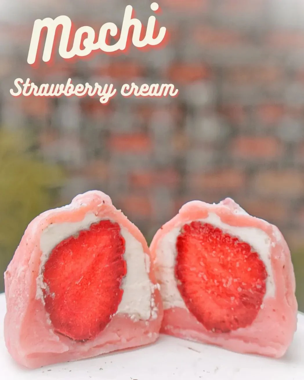 Mochi Strawberry Cream