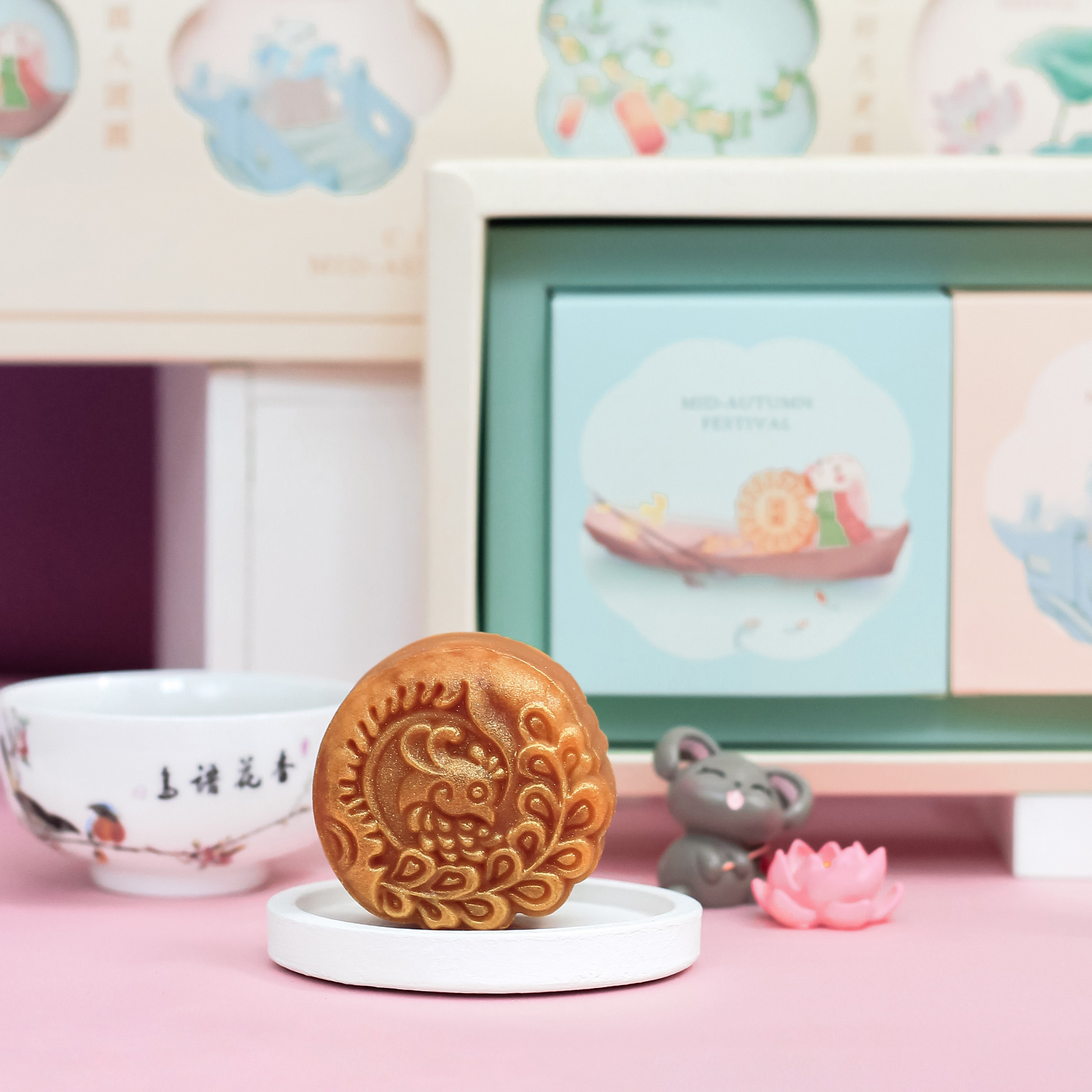 Premium Baked Mooncake Mini Hampers Kue Bulan Tradisional Panggang