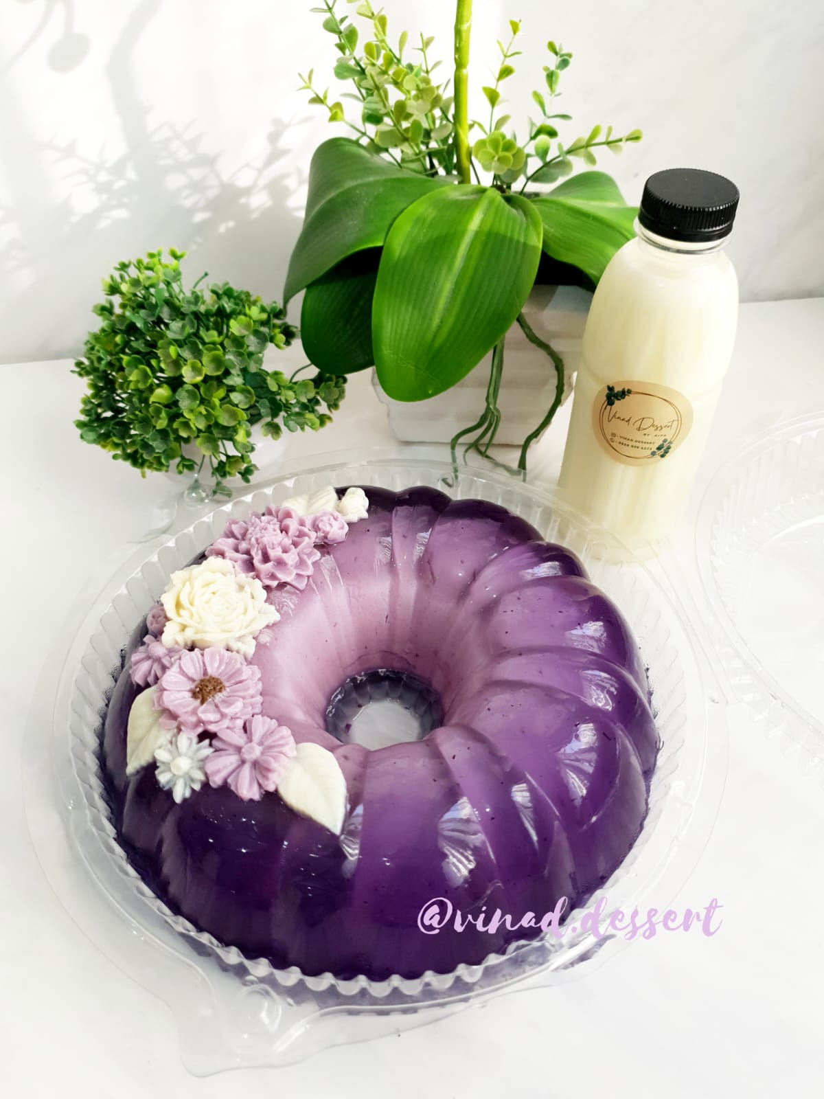 Jelly Pudding Purple ( Blueberry-Taro )