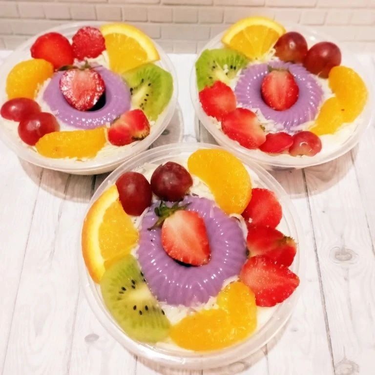 Puding Salad Blueberry