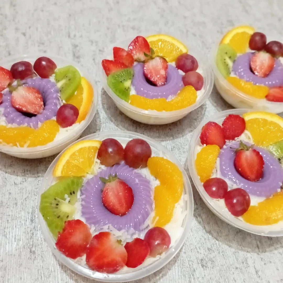Puding Salad Blueberry