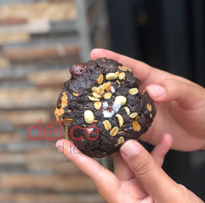 PETER (Peanut Butter Dark Choco) Vegan soft cookie