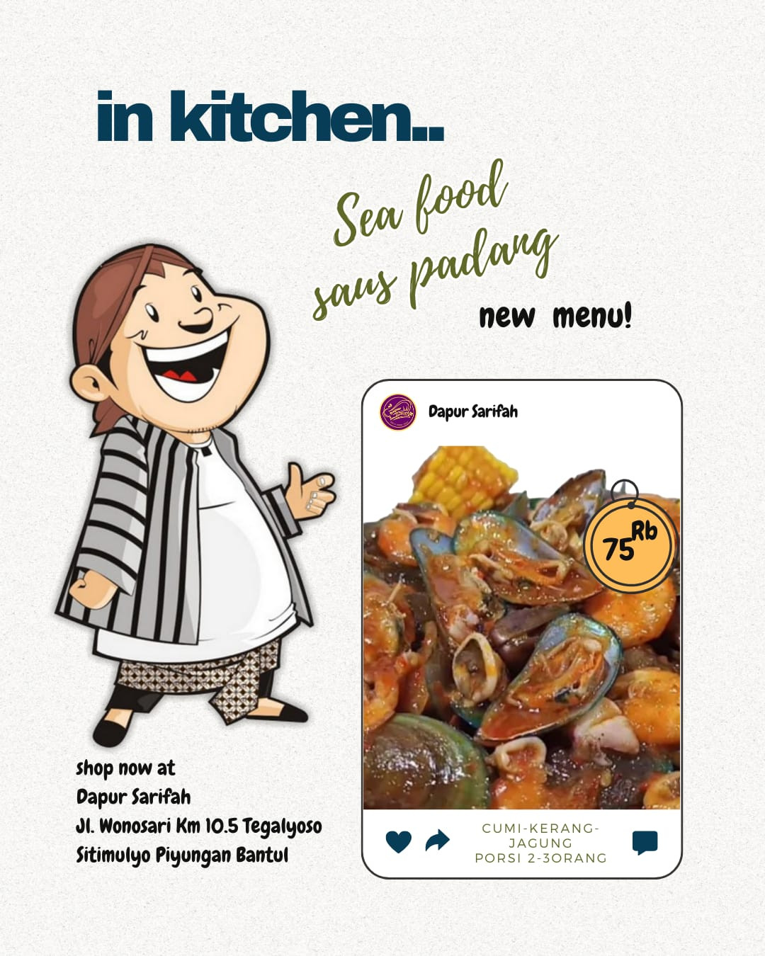 Sea Food Saus Padang