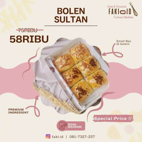 Bolen Sultan Mini Box (6pc bolen)