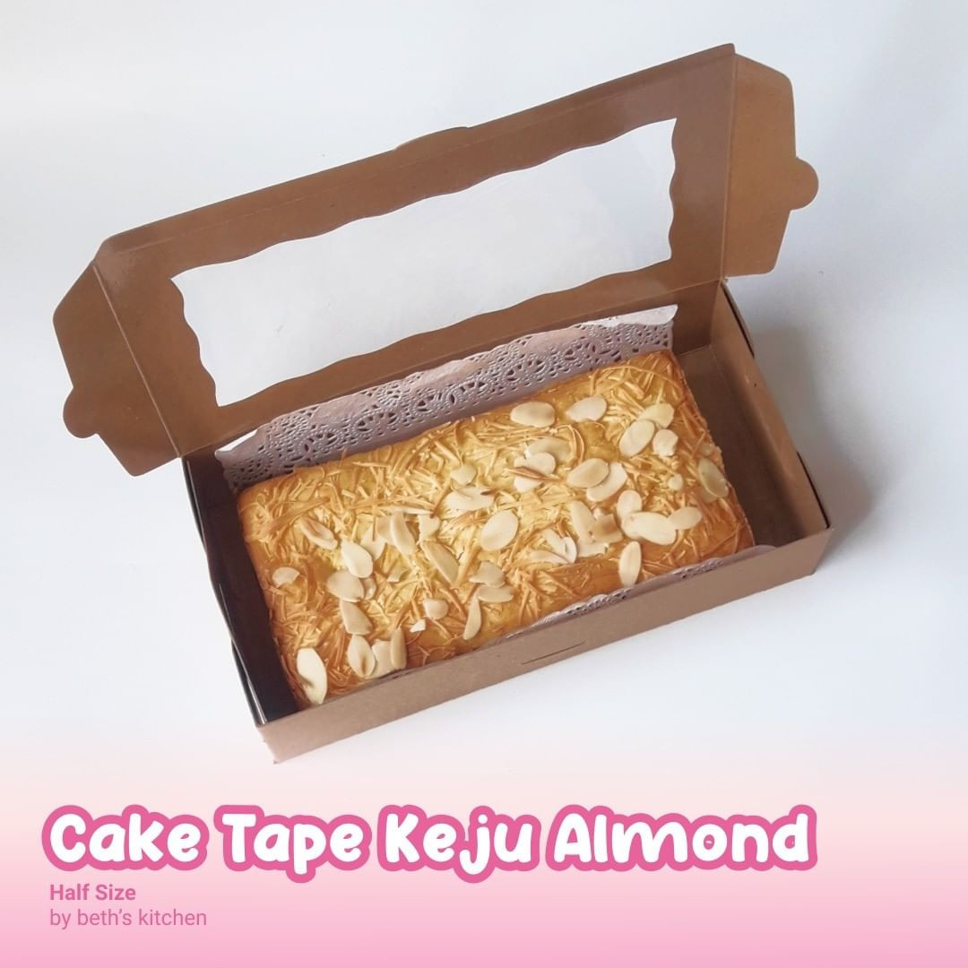 Cake Tape Keju Almond