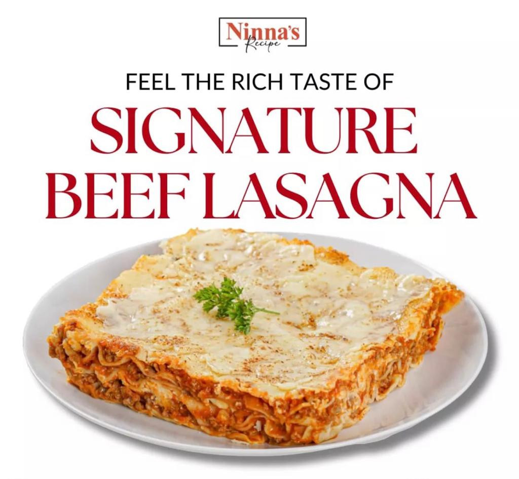 Signature Beef Lasagna Medium