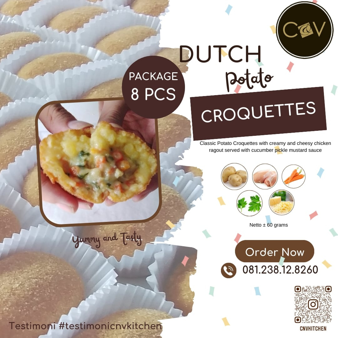Dutch Potato Croquettes ( Kroket )