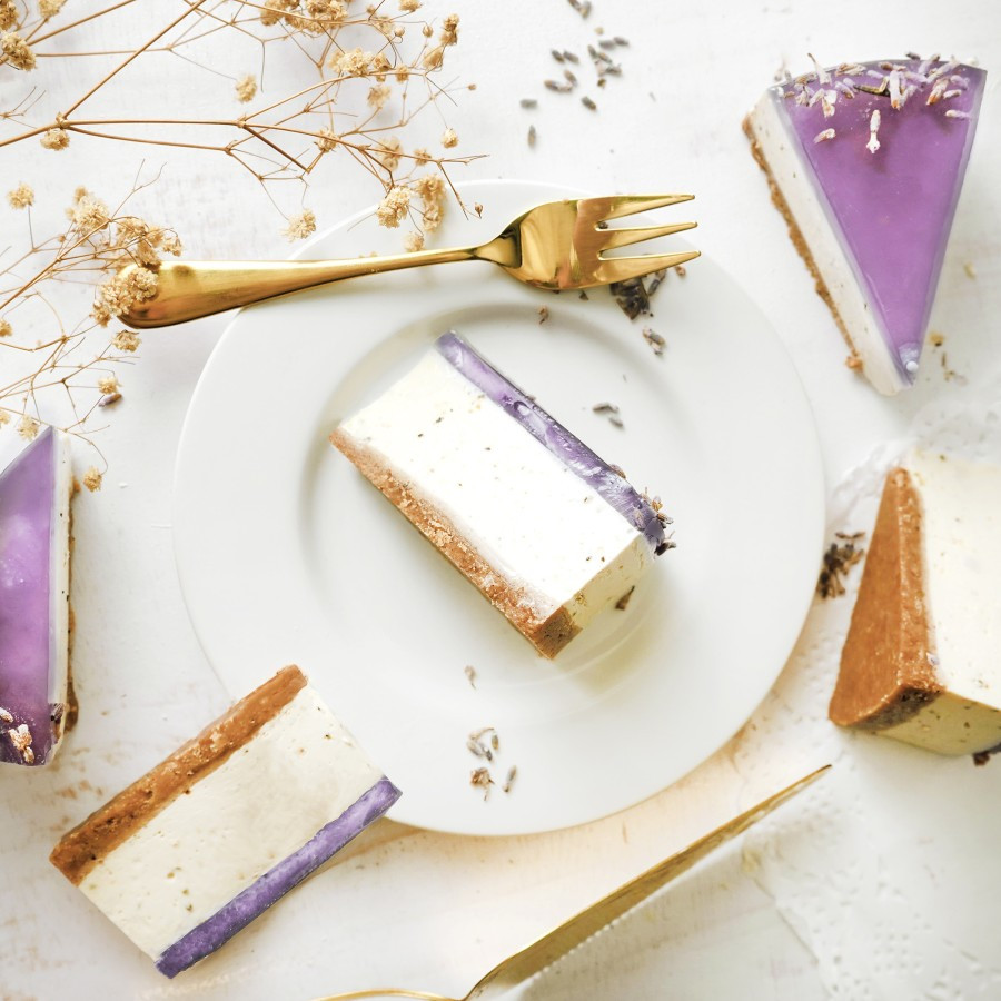 Chick&Goat Lavender Earl Grey Cheesecake