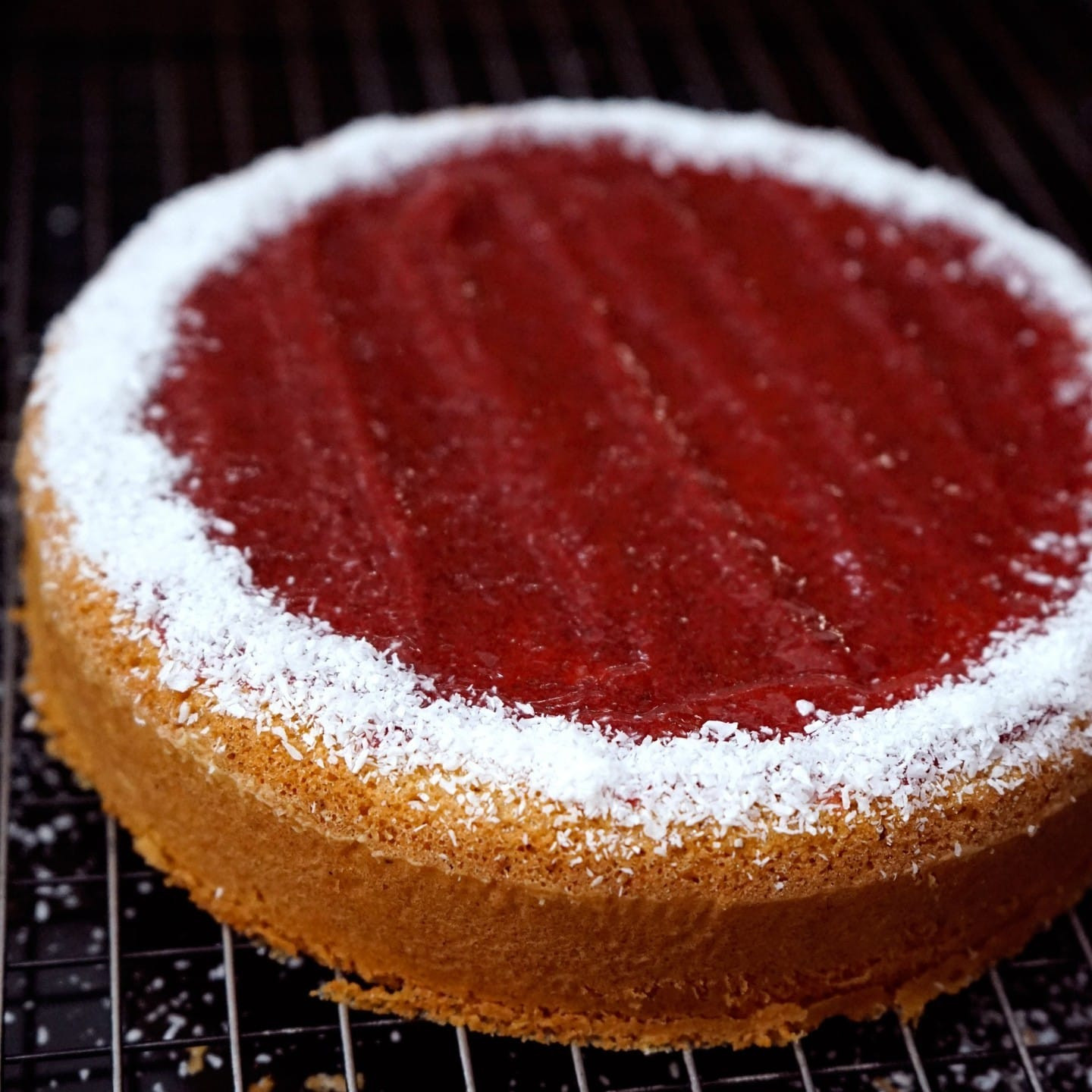 Almond Berry Cake