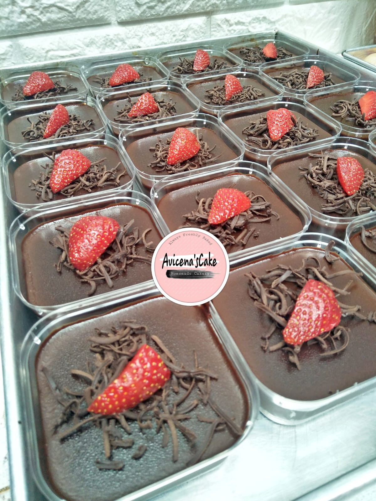 Puding Cup Coklat (150 ml)