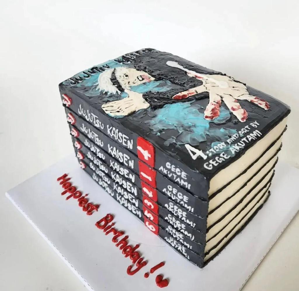 Jujutsu Kaisen Comic Book Cake