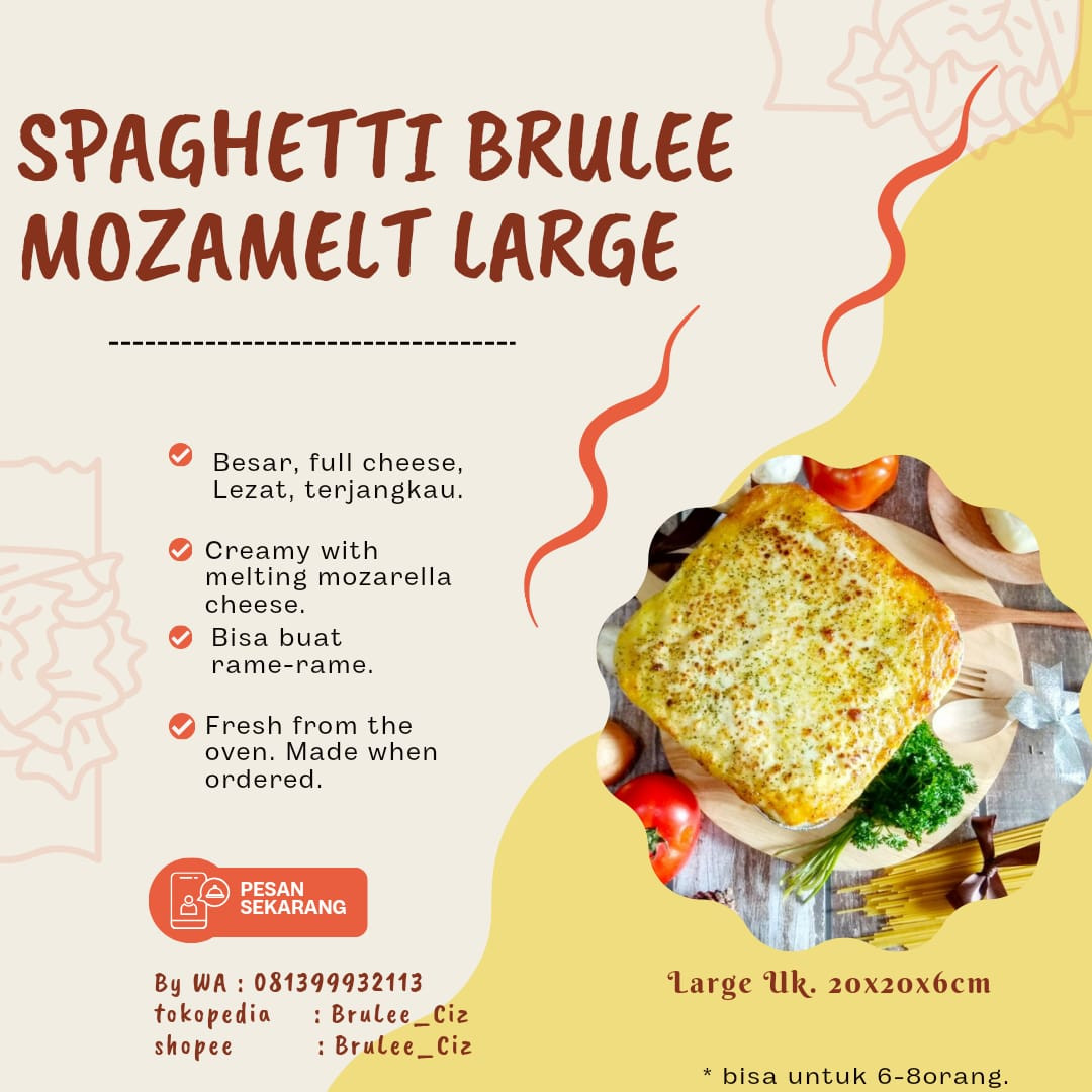 Spaghetti BruLee Mozamelt Large