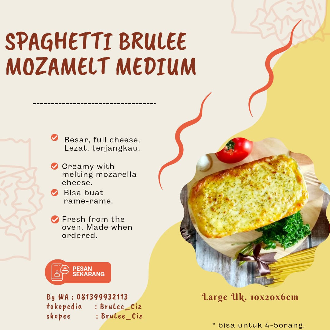 Spaghetti BruLee Mozamelt Medium
