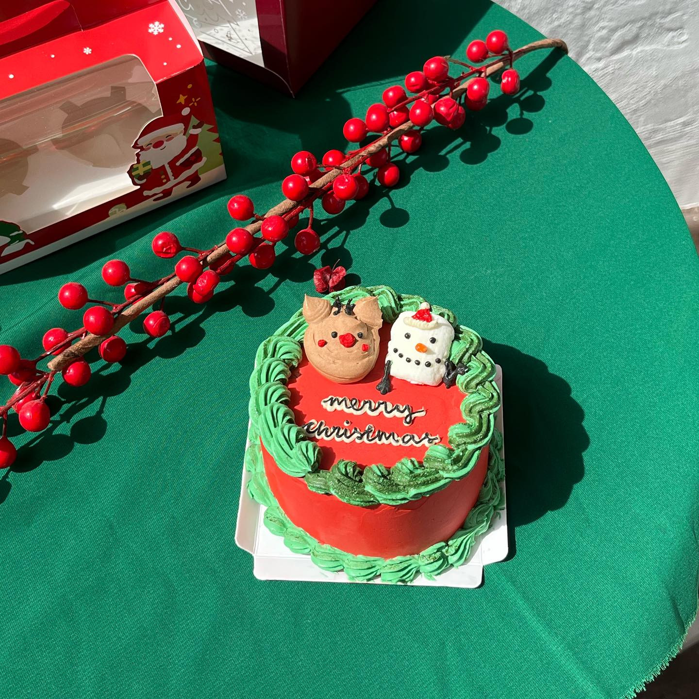 Christmas Bento Cake