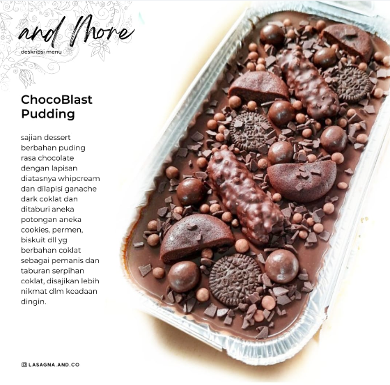 ChocoBlast Pudding - midi size