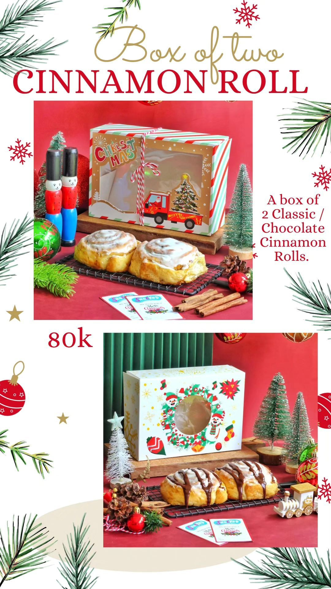 Christmas Cinnamon roll