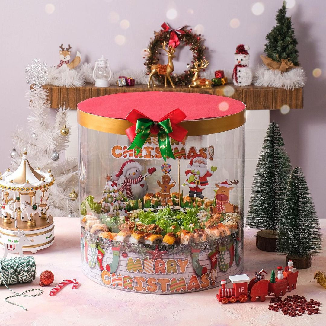Komi Sushi Platter edisi Christmas