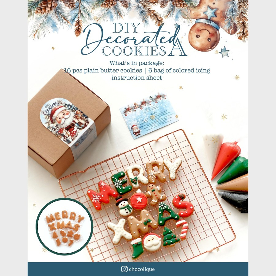 DIY Cookies Decor Kit Christmas