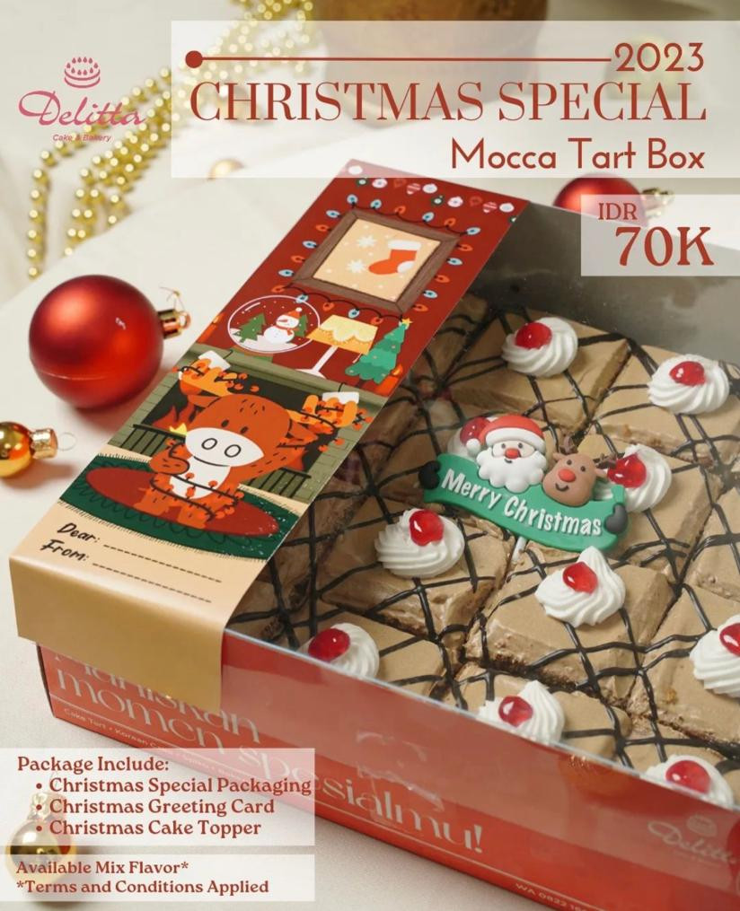 Christmas Special Mocca Tart Box