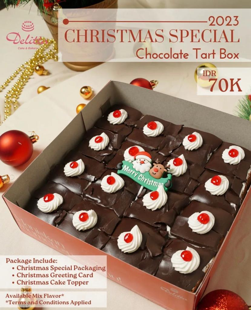Christmas Special Chocolate Tart Box