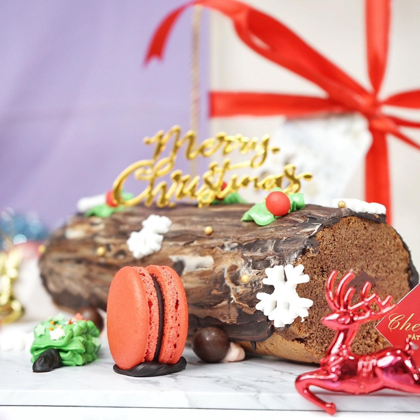 Christmas Log Cake