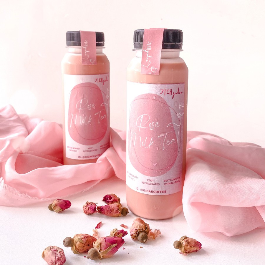 Rose Milk Tea Valentine Edition