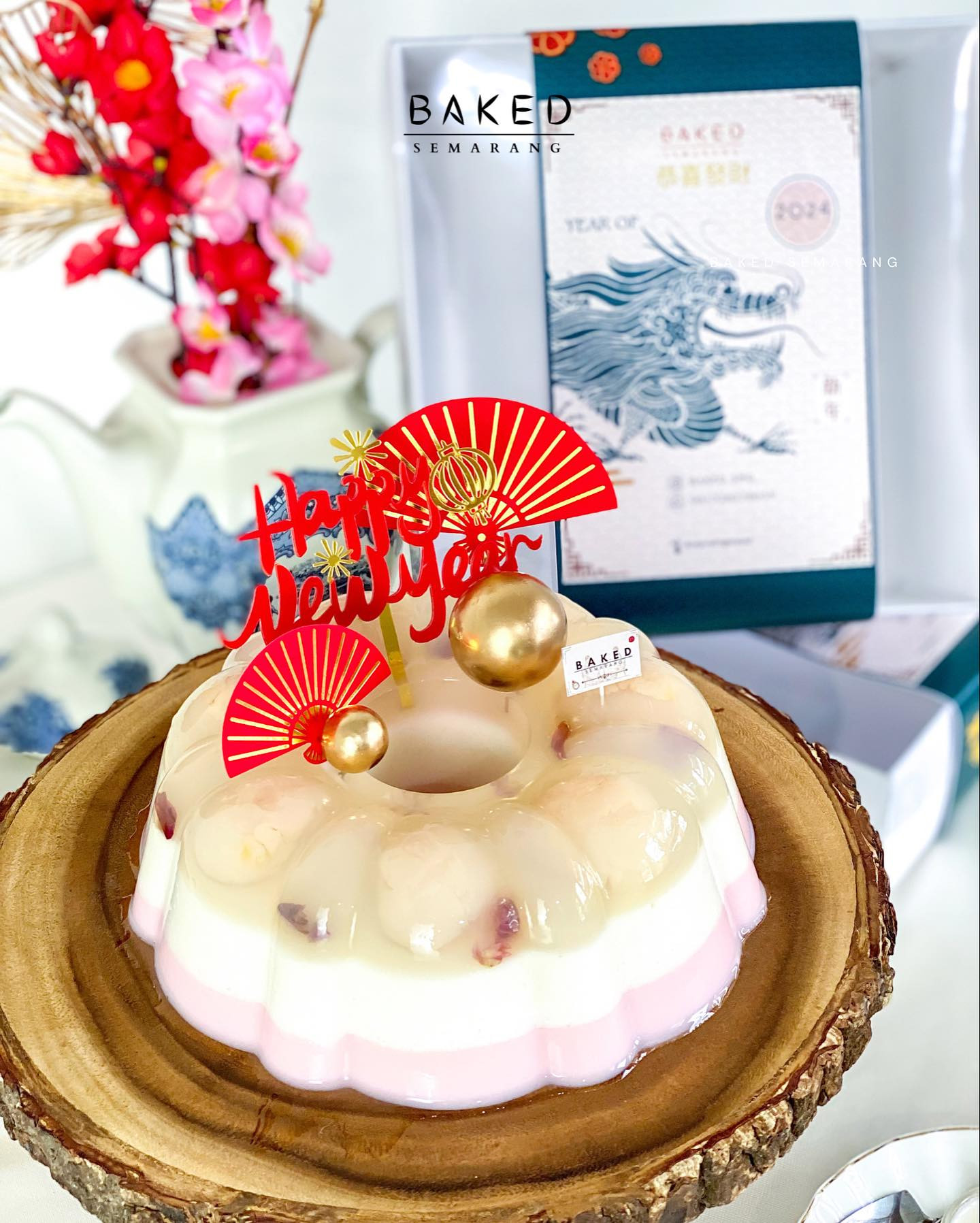 LYCHEE ROSE PUDDING