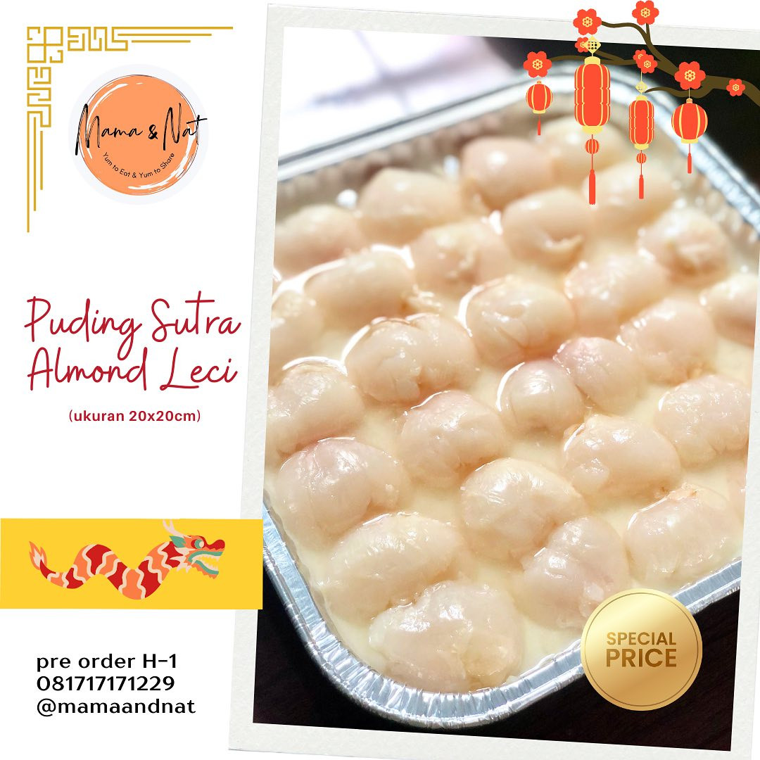 Pudding Sutra Almond Leci