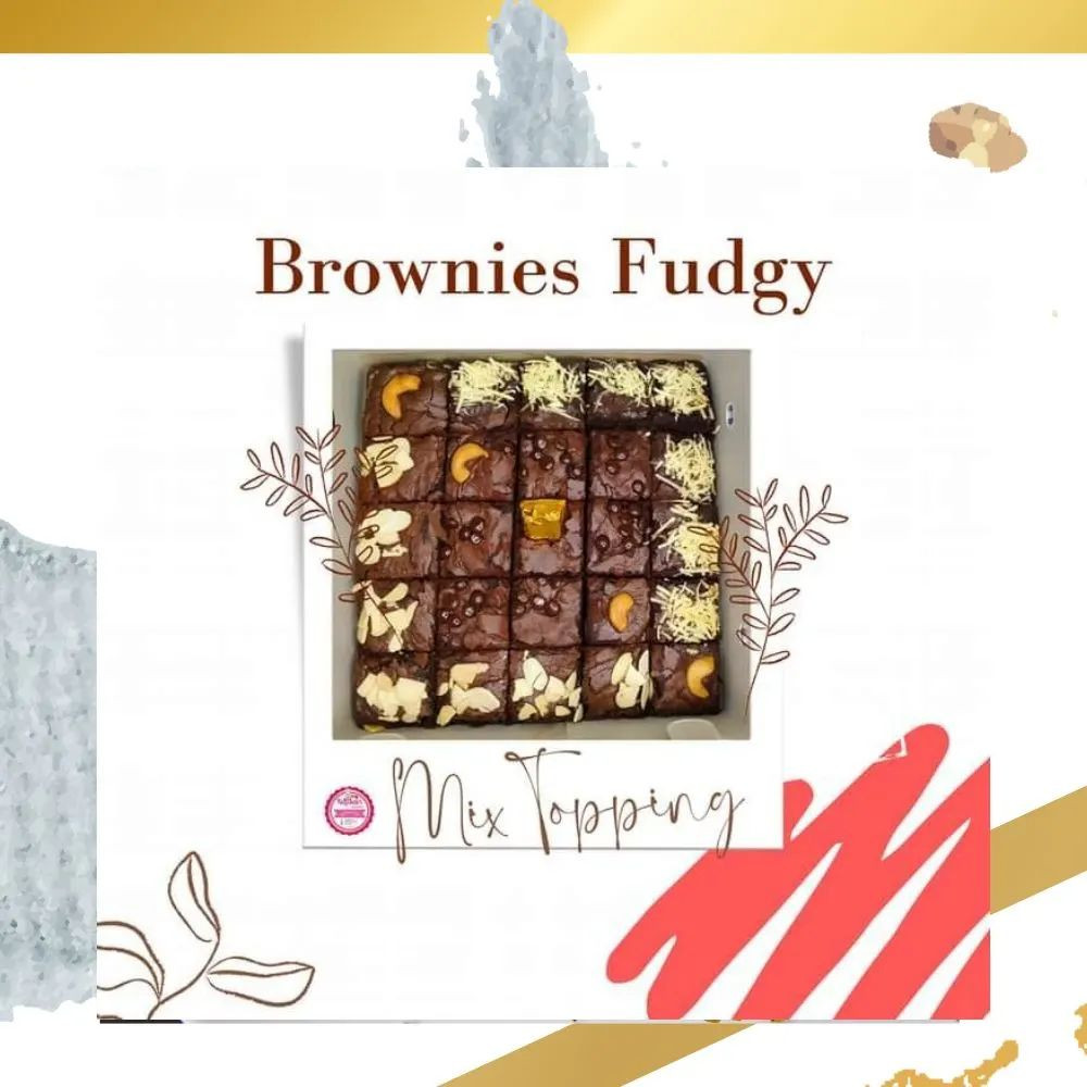 Brownies Fudgy Mix Topping