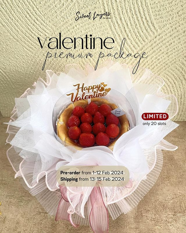 Valentine Cheesecake Bouquet - Limited Edition