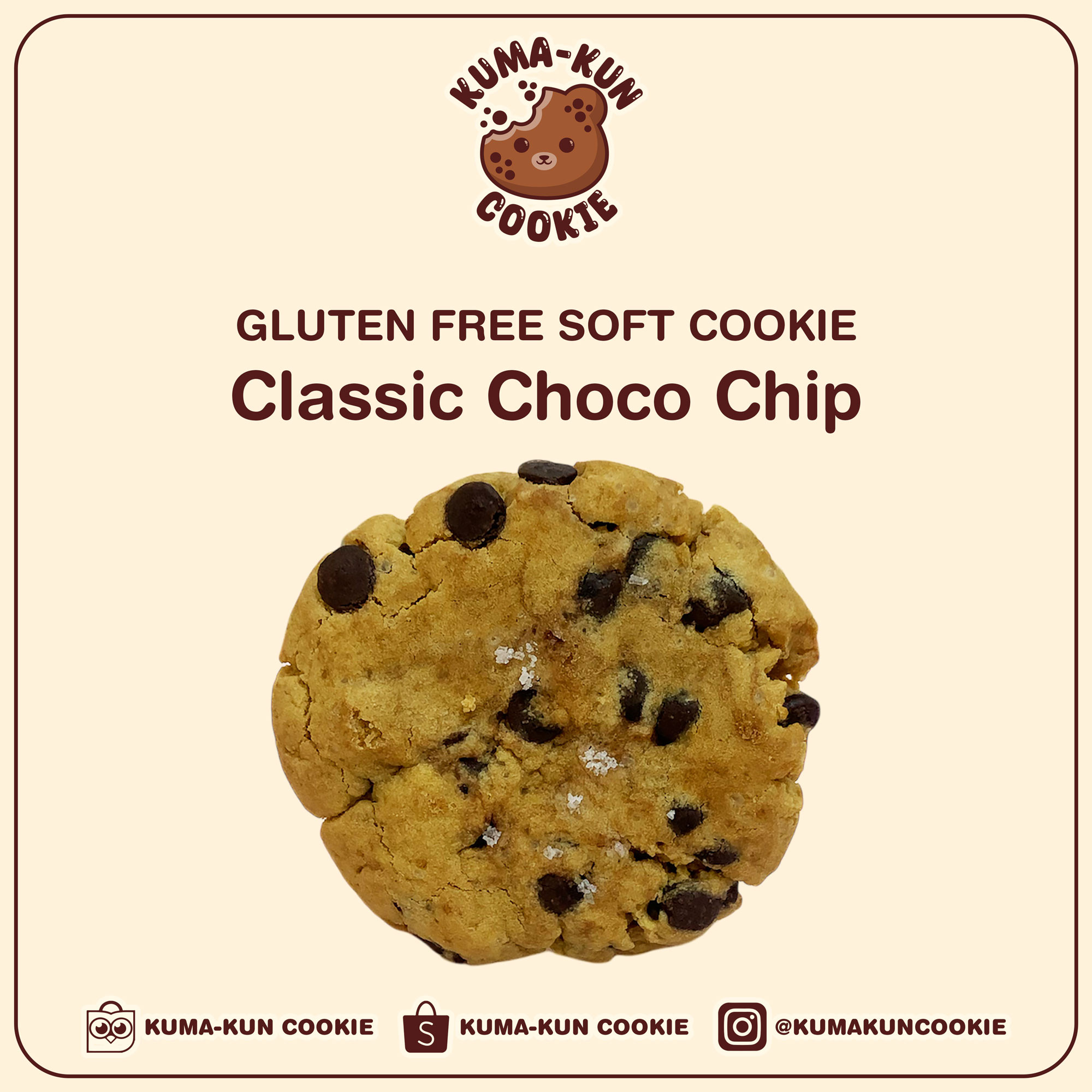 Gluten Free Soft Cookie - Classic Choco Chip