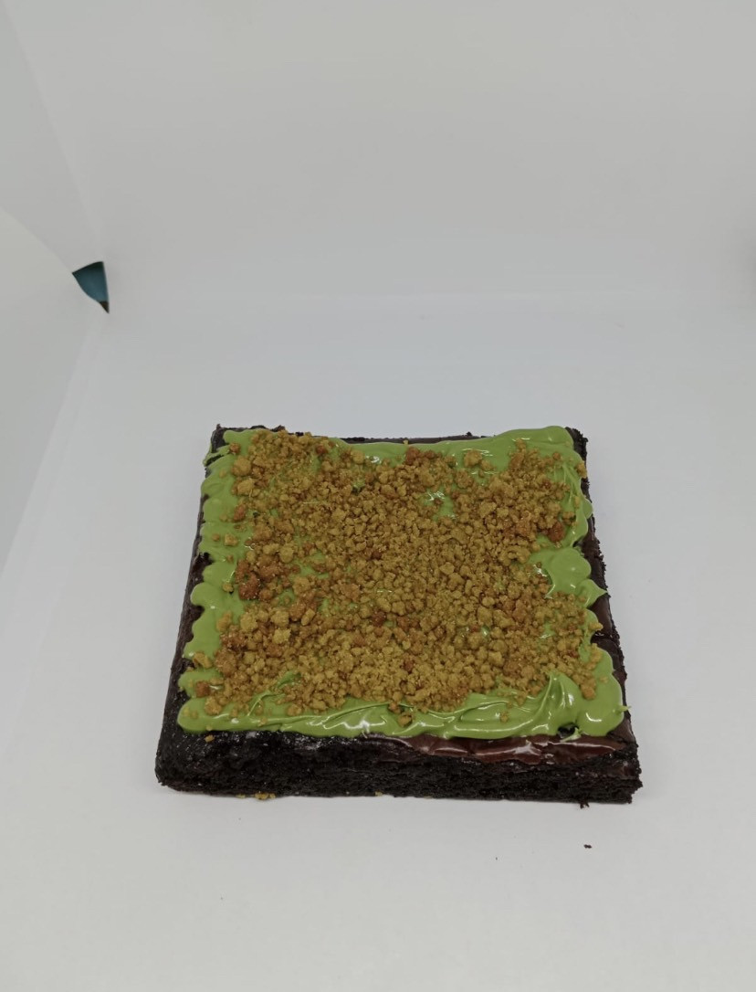 Brownies Box Glaze - Crumble Topping 20x10