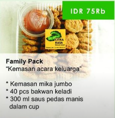 Bakwan Keladi Family Pack