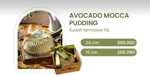 Avocado Mocca Pudding